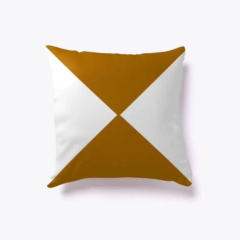 Triangle pattern pillow