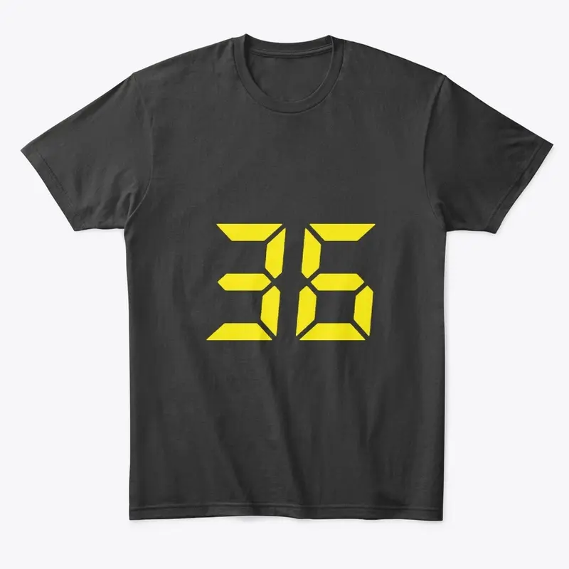 36 big number print