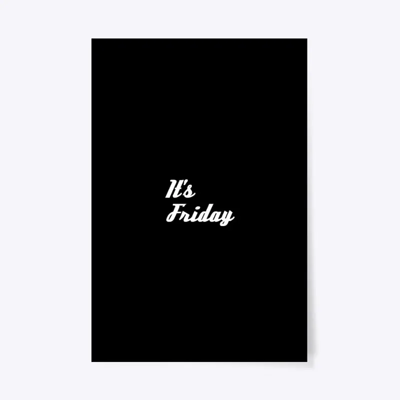 Its Friday Printed clothes